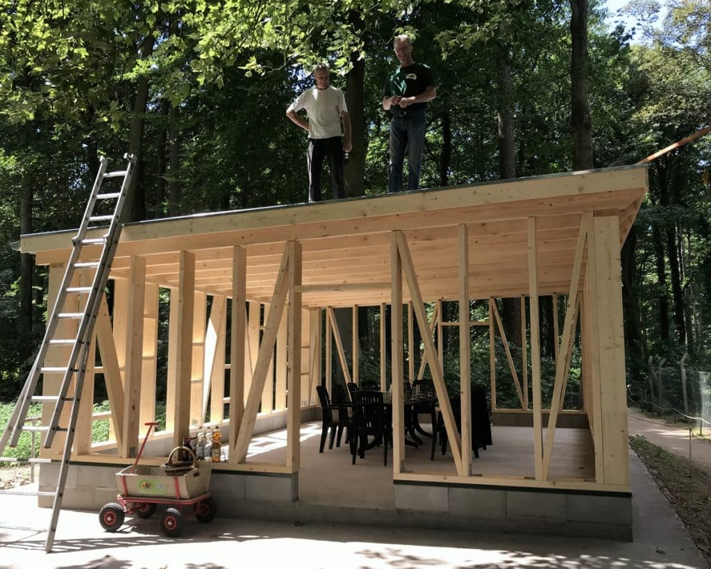 Tierpark Ständerwerk Ausstellungsbebäude