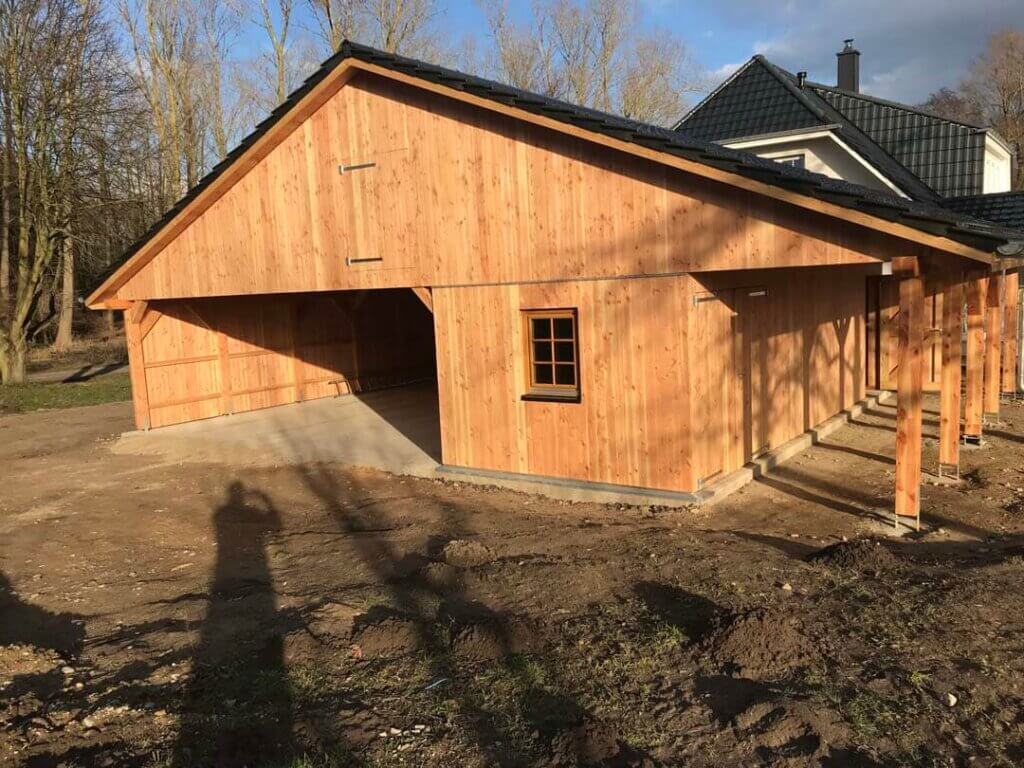 Carport extralarge mit Satteldach Carport nach Maß - großer Satteldachcarport