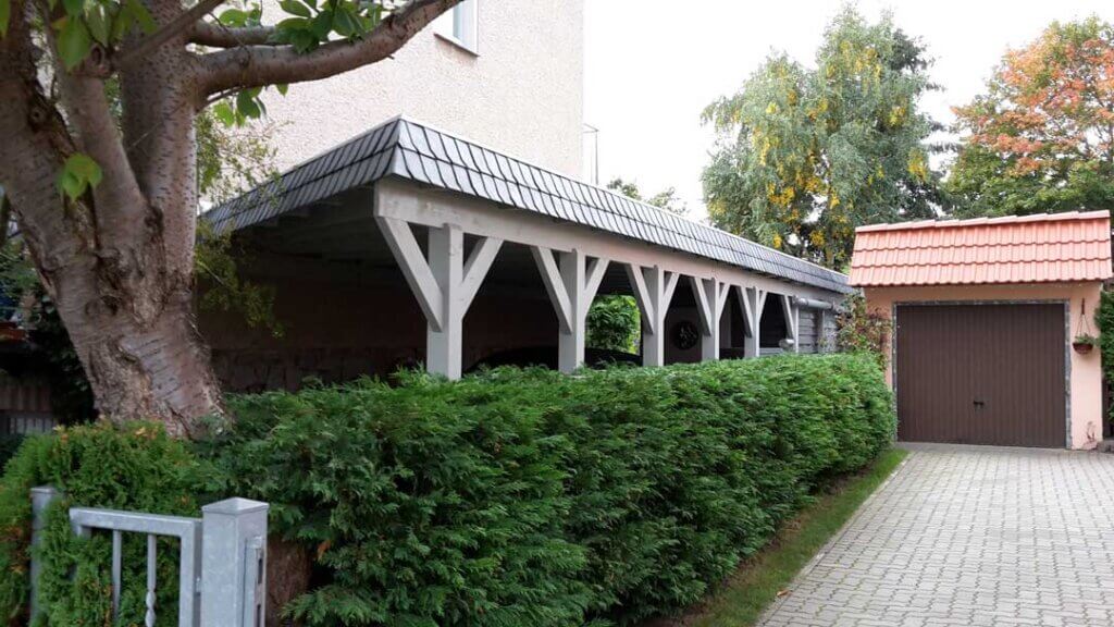 Carport maritim 1 Carport nach Maß in mediterraner Optik